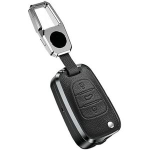 Sleutelbehuizing houder Lederen Autosleutel Case Cover Voor Hyundai I20 I30 Ix20 Ix25 Ix35 Voor Elantra Sleutelbehuizing(1 UK)