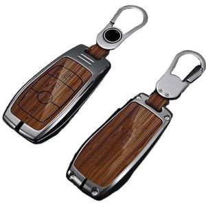 Autosleutel beschermhoes Voor A C E S G Klasse GLC CLE CLA GLB GLS W177 W205 W213 W222 X167 Voor Houten Graan Auto Afstandsbediening Sleutel Case Cover Shell Sleutel Shell(1 UK)