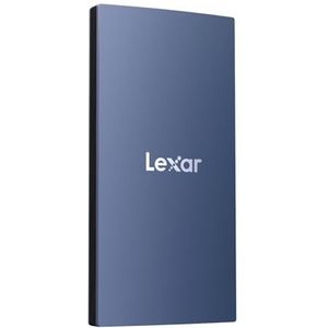 Lexar ES3 Externe SSD 1 TB, USB 3.2 Gen2 draagbare SSD, PSSD tot 1050 MB/s lezen, 1000 MB/s schrijven, externe SSD-harde schijf, compatibel met iPhone 15/Mac/PS5/XBOX (blauw)
