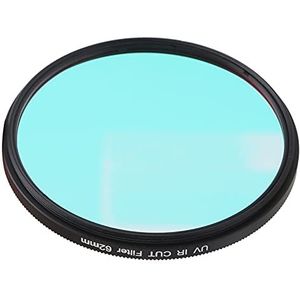 Infrarood UV-lensfilter, Cameralensfilters, Optisch Glas UV‑IR-snijfilter Infrarooddoorlaatlensfilter voor DSLR-camera(62mm)