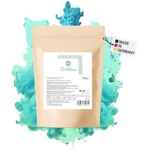 D-Ribose poeder 300 g met maatlepel - zuiver zonder toevoegingen, natuurlijk uit fermentatie - hoge dosering, goed oplosbaar, veganistisch, zonder gentechniek, bestanddeel van ATP | Nutritec