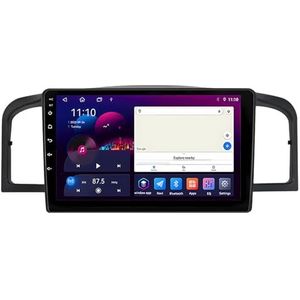Android 14 GPS Navigation Stereo voor Lifan 620/Solano 2008-2013 9 Inch 2 Din Car Stereo Radio met CarPlay AHD Omgekeerd beeld Bedieningselementen op het stuur Bluetooth(S1 1G+32G)