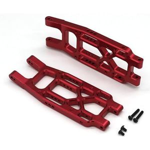 For VKAR BISON 1/10 RC Afstandsbediening Auto Metalen Upgrade Onderdelen for en Achter Swing Arm Steering Cup C Seat achterwiel Seat(Red ET1002)