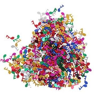 Toyandona muzieknoten confetti Music Clef Note confetti tafeldecoratie voor muziekfeest verjaardag bruiloft 15 g