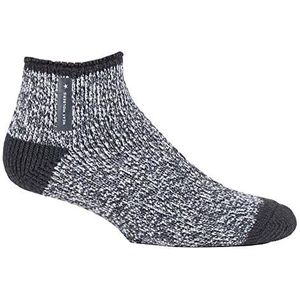 HEAT HOLDERS - Heren Warm Luxe Fleece Gevoerde Bedsokken (39-45 EU, Houtskool Twist (Aubin))