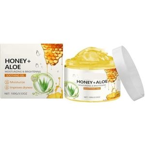 Aloë Vera & Honing Hydraterende Gel - Verzachtend, Hydraterend, Olieregulerend, Geschikt For Alle Huidtypen Na De Zon(2PCs)
