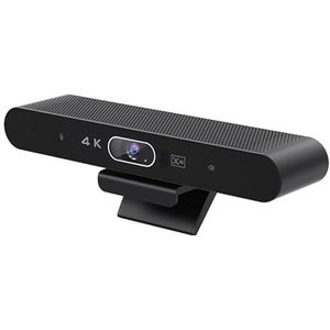 AIRYSSFU Webcams, 4K Camera USB Webcam HD Video Conferentie Camera met Microfoon Luidspreker AI Face Tracking