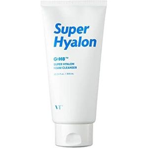 VT COSMETIC SUPER HYALON Foam Cleanser - BTS Skincare | Blue Cleanser | BTS Cleanser | Blauwe schuimreiniger | Dieptereiniging | Dagelijks gebruik | Hyaluronzuur | Koreaanse huidverzorging