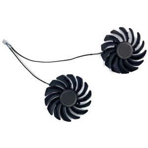 Koelventilator 87mm 4-pins PLD09210S12HH voor MSI RTX3090 3080 3070 3060 RTX3080TI 3070TI 3060TI Ventus 3X Gaming Graphics-ventilator(2PCS)
