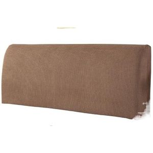 Bedhoofdbordhoes, Elastische bedhoofdbordhoes in meerdere kleuren, verschillende maten(Brown,XL for200-220cm)