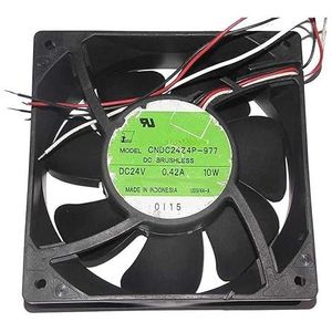 LMNCBVYA High-Performance 120mm Cooling Fan for CNDC24Z4P-977-24V 0.42A 3-Wire Server Fan, 10W, Durable and Reliable Cooling Solution