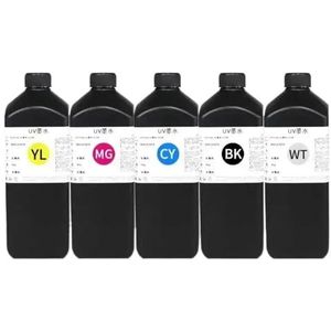 10L witte LEIDENE Inkt en 2L Eco Oplosmiddel Compatibel met TX800-Printkop