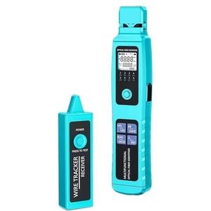 A-50 Actieve optische vezelidentifier -70~+10/-50~+26dBm Glasvezelkabeltesterdetector met 30mW visuele foutzoeker,Nauwkeurige positionering(Dry cell -70 10dbm)