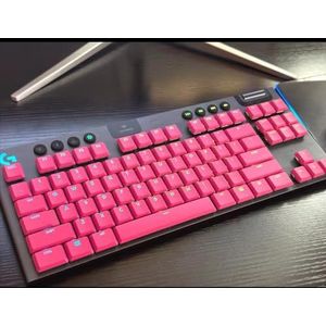 voor Logitech G913 G915 G913TKL G915TKL G813 G813TKL Vervanging Keycaps, Logitech Roze Keycaps