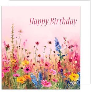 Verjaardagskaarten Multipack van 24. Elke verjaardagskaart doos bevat 24 gemengde Happy Birthday Card Designs. Blank Inside. Diverse verjaardagskaarten en enveloppen