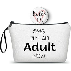 Augurkgeschenken, cadeaus voor vrienden, cadeaus voor vrouwen verjaardag uniek, cosmetische tas met spiegel, positiviteitscadeaus, leuke cadeaus voor vrouwen, zusters geschenken van zus, sterke