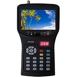 Satellietzoeker KPT-255G SAT Finder Satellite Finder WS-6933 Monitor 4.3 inch DVB-S / S2 Signaaltest met AV USB HD1M-uitvoer KPT255H
