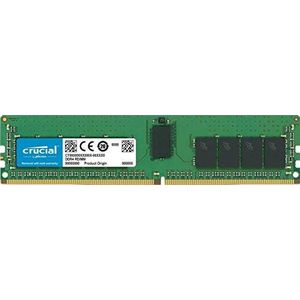 Crucial CT16G4RFD8266 16 GB (DDR4, 2666 MT/s, PC4-21300, Dual Rank x8, ECC, Geregistreerd, DIMM, 288-Pin) Geheugen