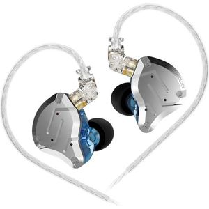 Linsoul - KZ ZS10 Pro - Oordopjes - Blauw - Hybride IEM - 5 Drivers