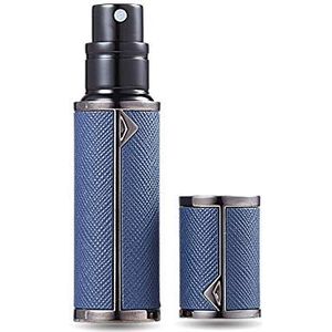 AsaNana Navulbare parfumverstuiver, vultechniek zonder trechter, leeg, spuitfles voor reizen, handtas, onderweg (BK-D.Blue)