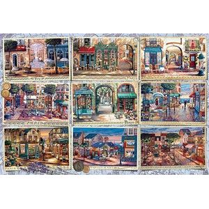 Cobble Hill 2000 Piece Puzzel - Herinneringen van Parijs - Voorbeeld Poster Inbegrepen