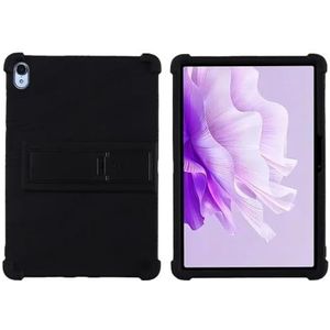 Slanke tablethoes geschikt for Huawei MatePad 11.5"" S (2024) Case TGR-W09 Zachte siliconen schokbestendige hoes met standaard(Black)