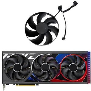 Koeling CF1015U12D 7PIN 105MM 12V 0.55A RTX4090 4080 GPU-ventilator voor ASUS voor GeForce RTX4080 4090 ROG STRIX OC-videokaartventilator(C-Fan)