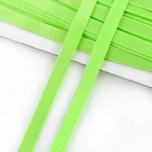 5/10 Meter 12mm Naai-elastiekband voor Sling Ondergoed Rubberen Banden BH-band Nylon Elastiek Tape Kledingaccessoires-Fluorescerend Groen-12mm-10 Meter