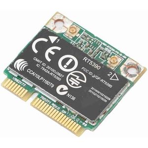 RT5390 draadloze netwerkkaart voor Computer RT5390 SPS 630703001, wifi-adapter Mini PCIE 802.11N netwerkkaart, gemakkelijk mee te nemen en op te slaan.