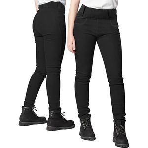 Bikers Gear Beschermende Motorbike Legging - Motorfiets Leggins voor Vrouwen Ademend, Elastische, Slim Fit Biker Leggins Dames met Verwijderbare Ce Armour, Zwart, 4XL