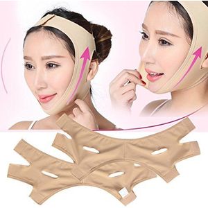 Gezichtsvermageringsband, Face Lift Bandage, Face Lift Bandage, Face Bandages Face Lift Up Dun nekmasker Face Lift om te slapen Verminder dubbele kinbandage (L)