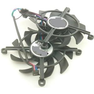 2 stuks GFY09010E12SPA 85mm 12V voor YESTON RTX4060 8GB GAEA grafische kaart koelventilator