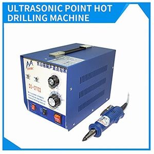 Handheld ultrasone spot hot driller machine multifunctionele sieraden verwerking wenskaart hot spot boormachine (Color : Blue)