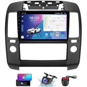 Android 13 9 Inch 2 Din QLED Autoradio Voor Nissan Navara 3 D40 2004-2010 - Camera DVR GRATIS - Steun Carplay Android Auto DSP Stuurwiel FM RDS DAB WIFI 4G Bluetooth Split-Screen(NF-7)