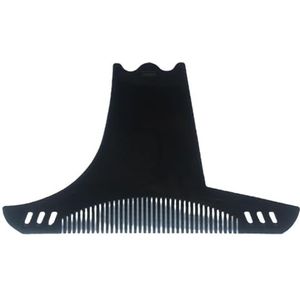 Baardsjabloon voor mannen - Baardvormer Baardgids, Baardvoering Tool Baard Stencil, Snor Shaper Baard Trim Gids, Nauwkeurige Baard Shaping & Styling