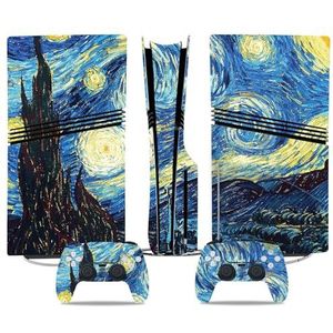 Anti Kras Voor PS5 PRO Skin Digital Edition Console En Controller Vinyl Cover Skins Wraps Krasbestendig, Compatibel Met Voor PS5 Digital Edition Pro 11011 Geen Schuimvorming