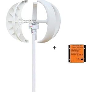 Geen lawaai windturbinegenerator 400W AC 12v 24V Verticale Windturbine Generator Thuis 2 M/S lage snelheid Windmolen Met MPPT controller for Batterij Straat Licht voor straatverlichting in huis(Color:
