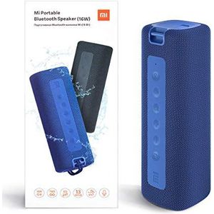 Redkey Xiaom i Bluetooth-luidspreker, draadloos, draagbaar, draadloos, 16 W, IPX7, waterdicht, voor buiten, TWS, 13 uur speelduur, geïntegreerde microfoon, stofdicht, blauw