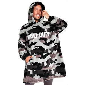 Call of Duty Deken hoodie voor mannen en tieners, gezellige oversized fleece hoodie, eenheidsmaat sherpa-capuchon, gamercadeaus voor hem