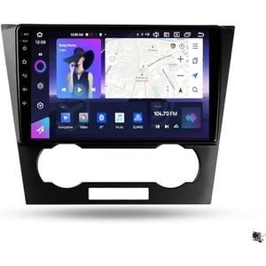 ZWCLSH Android Auto Stereo voor Chevrolet Epica 1 2006-2012, Android 13 QLED 9 ''Touchscreen Radio Vervanging met Draadloze Carplay Android Auto, Bluetooth 5.0 Achteruitrijcamera SWC, 3NF