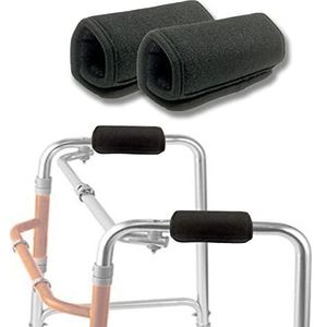 Walker handgreep, gewatteerde hoezen, universeel medisch kussen, Memory Foam, kernzachte vulling, vochtafwerking, antibacterieel, wasbaar, comfortabel