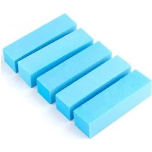 schuurgereedschap sponsblok, 5/10/20 stuks nagelbuffer professionele nagelvijlpolijster(Blue,5 Pcs)