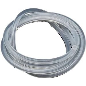 1 Meter ID 1 2 3 4 5 6 7 8 9 10 mm Siliconen Buis Flexibele Rubber Slang Food Grade Frisdrank Pijp Water Connector voor Motoren, Auto (Wit, ID 5mm OD 8mm)