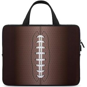 American Football Rugby Laptoptas Duurzaam Waterdicht Notebook Draagtas Computer Tas Aktetas 12 inch