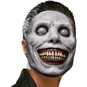 Eng Masker - Ademend Zacht Halloween Glimlachend Demon Masque - Scary Masque, Horrible Masque voor Halloween Costume Party Props Creepy Decoration Mimika