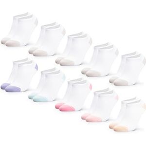 Occulto - Maja - Dames Enkelsokken - Grijs Pastel - Pak van 10