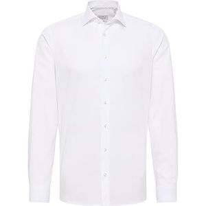 eterna Herenoverhemd slim fit katoen business, wit, L