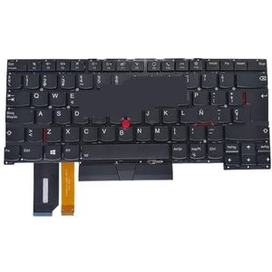 Spaans verlicht toetsenbord voor Lenovo voor ThinkPad X1 voor Extreme 3e generatie 20TK 20TL, T14S T490S 20NX 20NY SN20W85541 P3-UK85 V170820EK2 SP