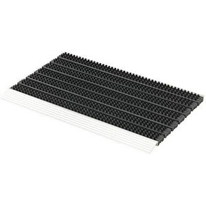 ASTRA Super Brush Voetveger, vloermatten voor buiten, extreem duurzame mat, weerbestendige deurmat, 45 x 75 cm, zwart