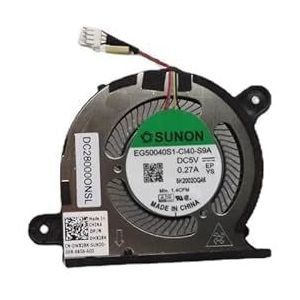 Voor Laptop XPS 13 9300 9310 CPU Heatsink Fan Radiator Module Koeling 0G4WF7 0WX28K 0FRK0V(FAN 0WX28K)